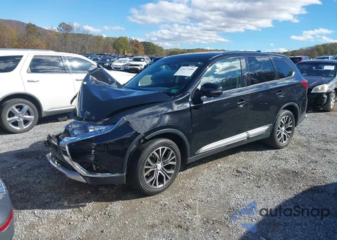 2018 Mitsubishi Outlander Se from USA, damaged, VIN JA4AZ3A39JJ003473